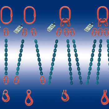 Pendenti di sollevamento con bracci in catena di acciaio G80/G100